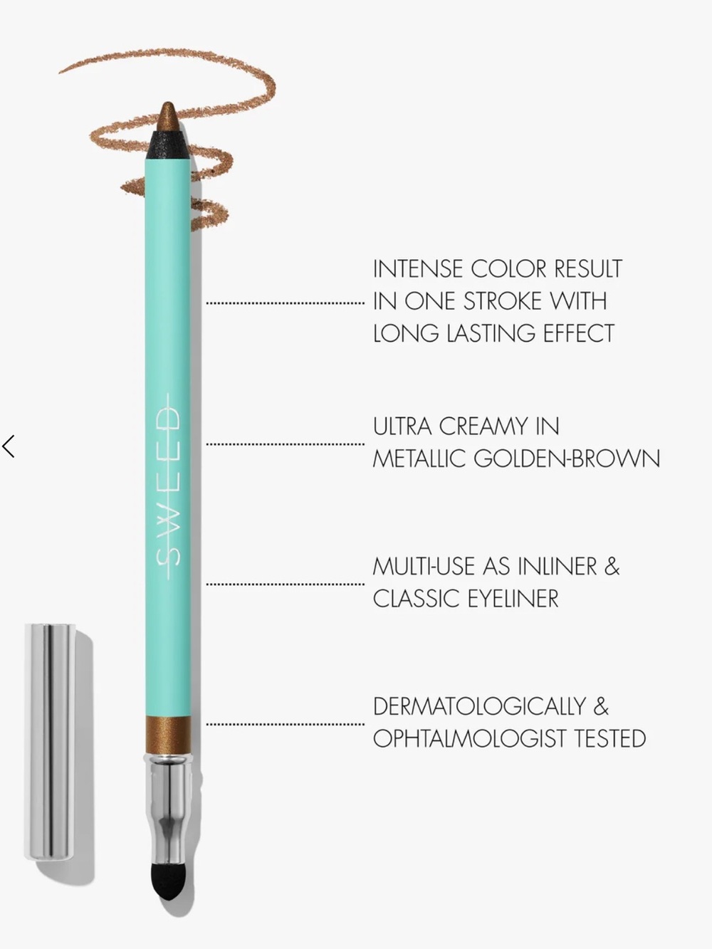 Sweed Satin Eyeliner - NEW - Picture 5 of 6